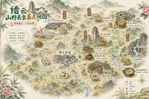 Jinyun Vintage Food Map