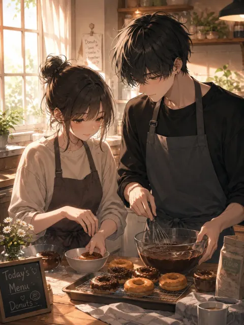 Golden Afternoon Donut Kitchen