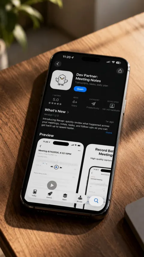 Golden Hour App Showcase Mockup