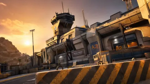 Futuristic Desert Military Base