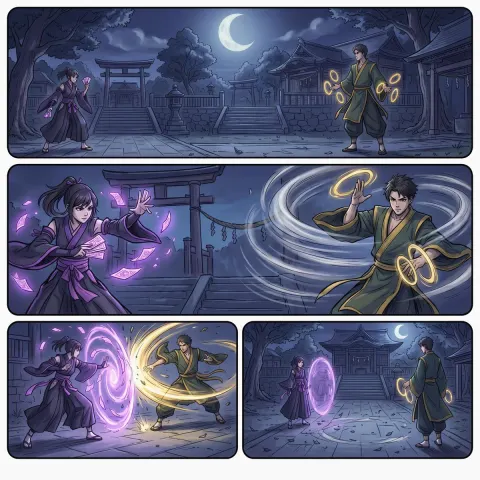 Moonlit Shrine Sorcerer Duel