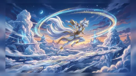 Nine-Tailed Fox Spirit Twilight Leap