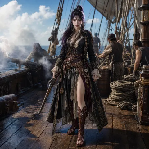 Anonymous Pirate Queen Portrait