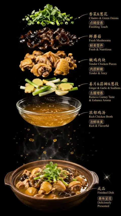 Chicken Clay Pot Soup Ingredients