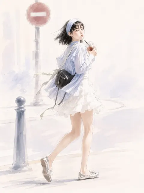 Playful Street Fashion Illustrations