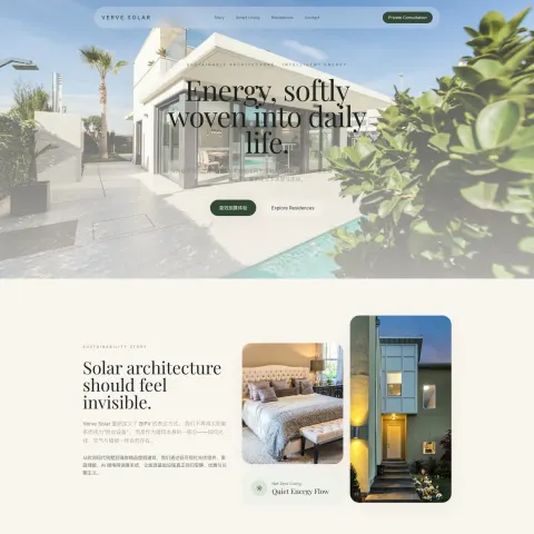 Verve Solar BIPV Homepage