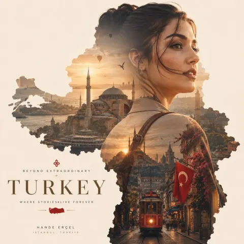 Cinematic Double-Exposure Travel Poster