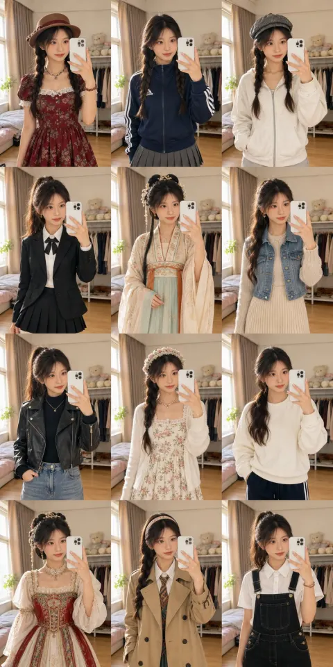 Mirror Selfie Outfit Collection