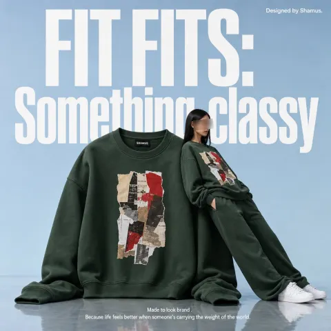 Giant Sweater Fashion Editorial