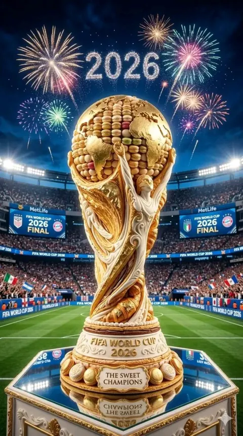 Edible World Cup Trophy