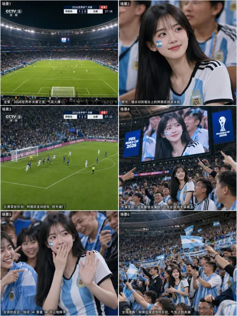 World Cup Fan Goes Viral on Stadium Screen
