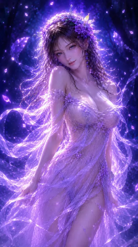 Dreamy Wreath Fantasy Portrait