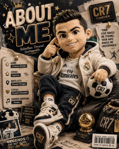 Dreamy Plush About Me Poster