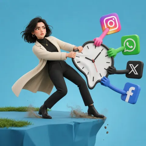 Social Media Stealing Time
