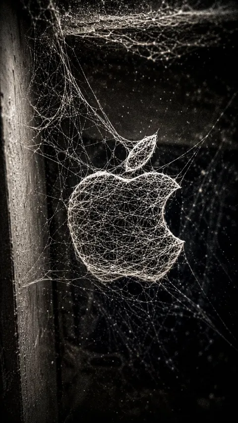 Realistic Spider Web Brand Logo