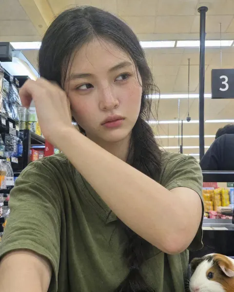 Accidental Supermarket Selfie