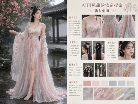 Guofeng Sweet Desire Styling Board