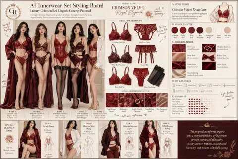 AI Lingerie Styling Board