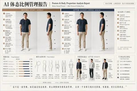 AI Posture & Body Proportion Report