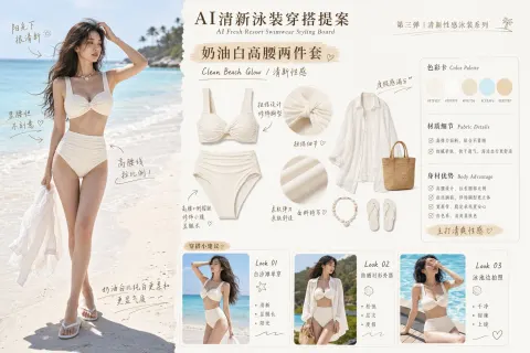 Fresh Swimwear Styling Board