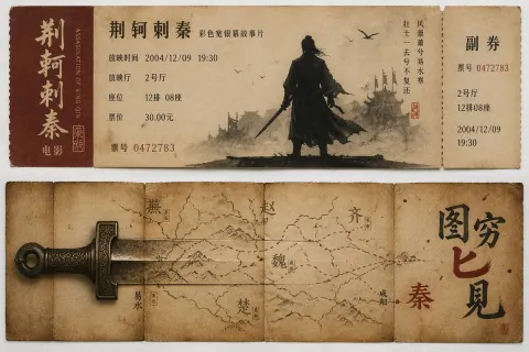 Jing Ke Dagger Ticket Stub