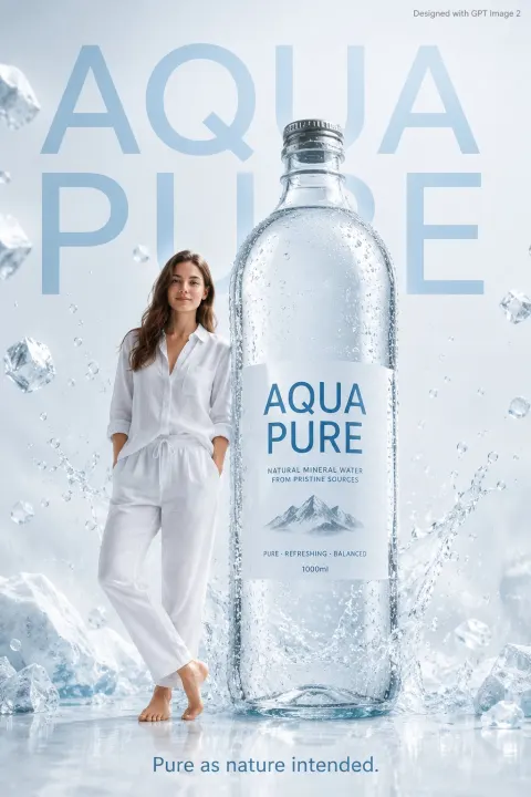 Luxury Mineral Water Ad