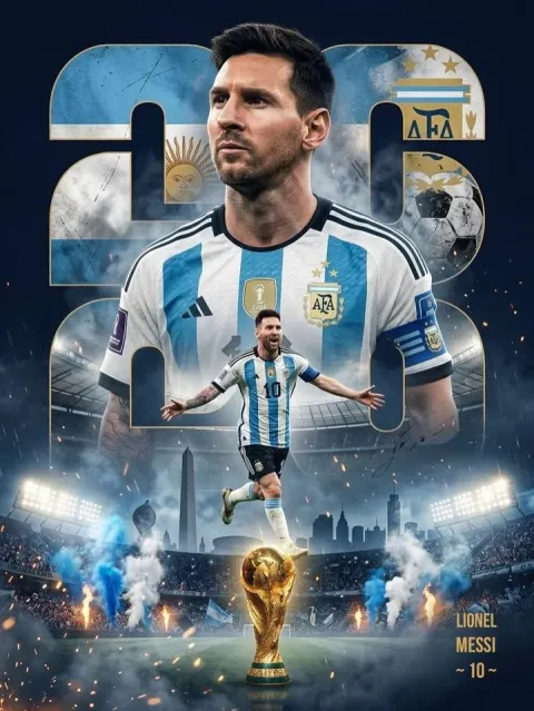 Messi Argentina Promotional Photo