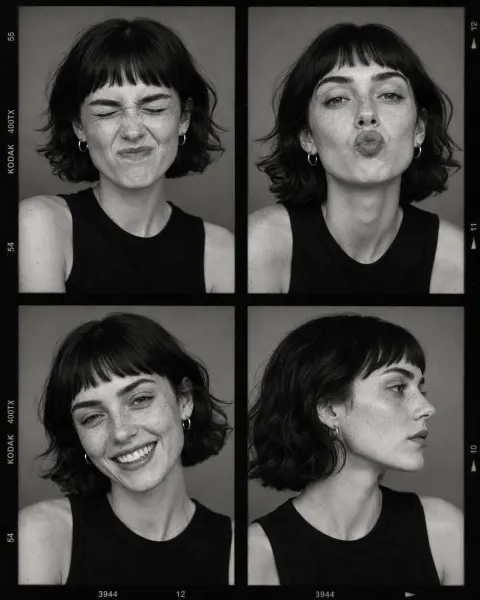 Fashion Audition Contact Sheets