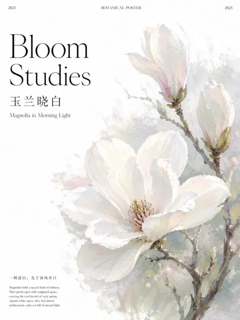 Magnolia in Morning Light