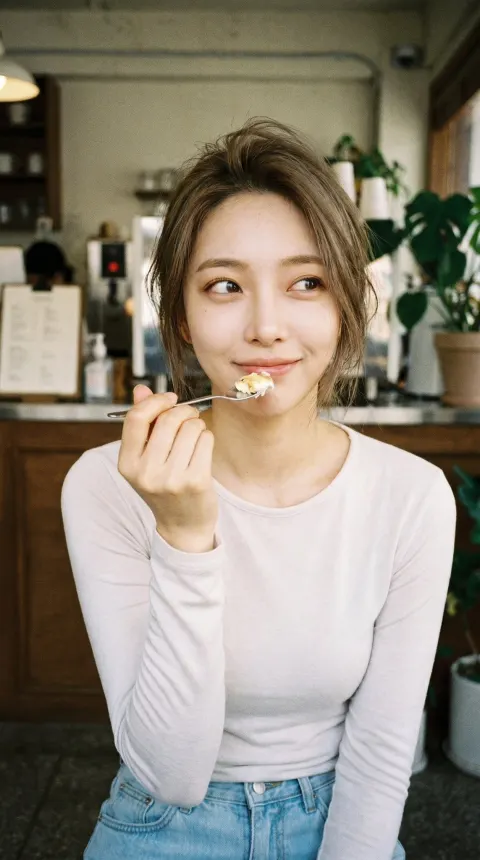Cafe Sweetheart Candid Shot