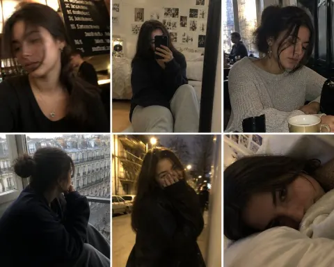 Candid Late Night Desk Moment