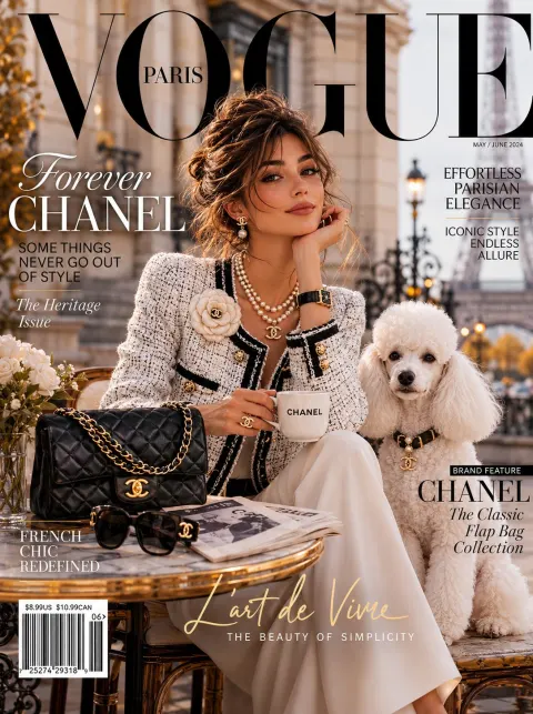 Timeless Chanel Parisian Elegance Editorial