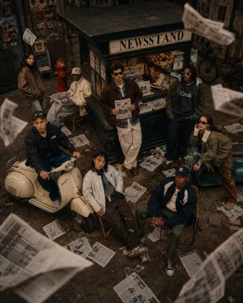 Retro Newsstand Fashion Editorial