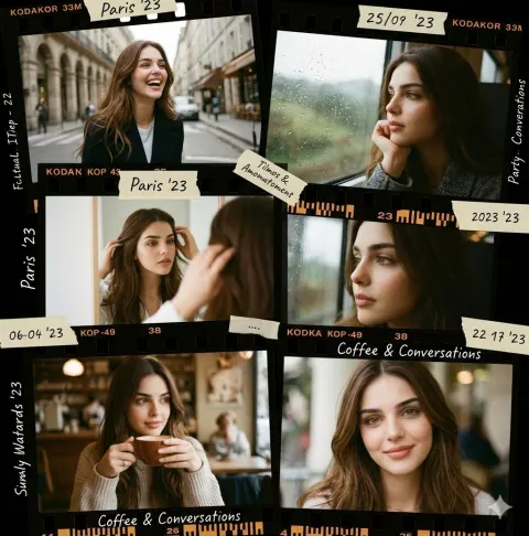 Cinematic Film Memory Collage