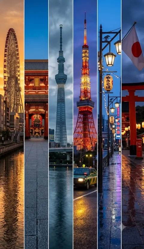 Cinematic Travel Poster Collage