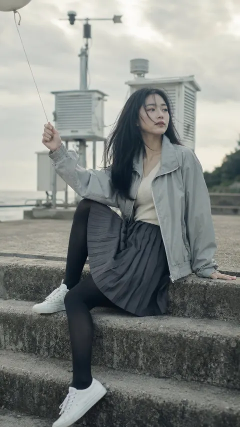 Korean Idol Coastal Fog Portrait