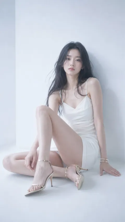 Cool White Studio Reverie