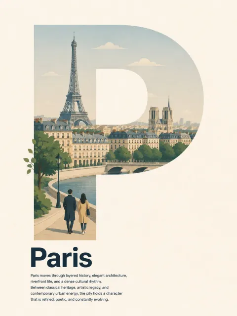 Moscow Swiss Editorial Poster