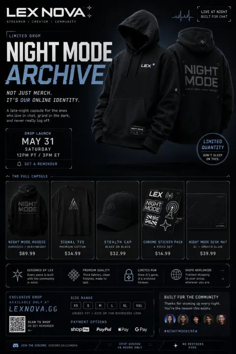 Virtual Creator Limited Merch Drop