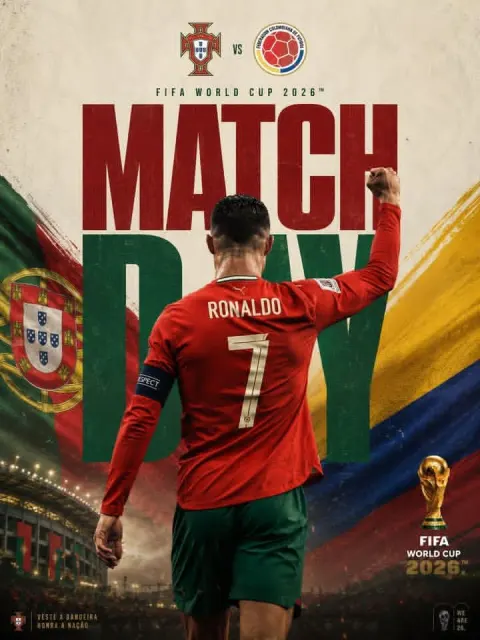 Ronaldo World Cup Matchday Poster