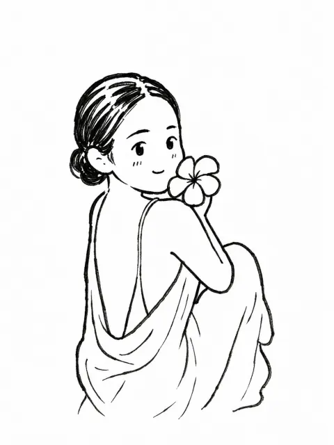 Photo to Chibi Doodle Art