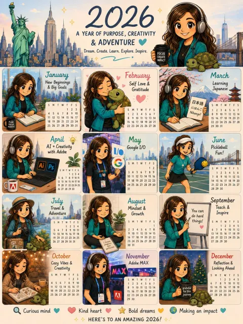 12-Month Themed Life Calendar