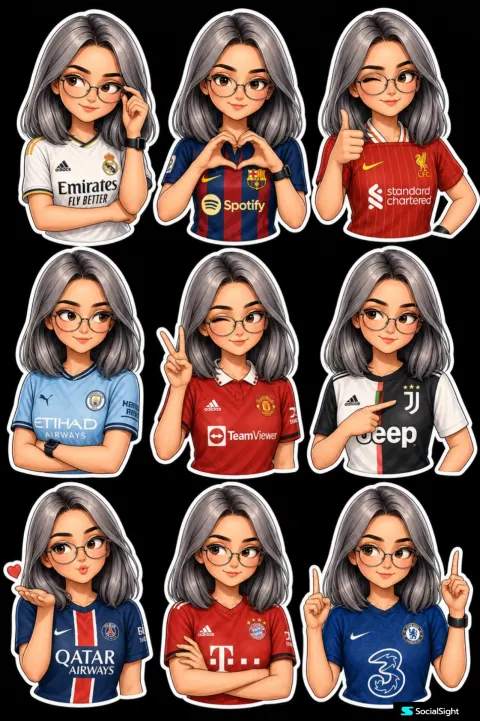 Chibi Glasses Girl Avatar