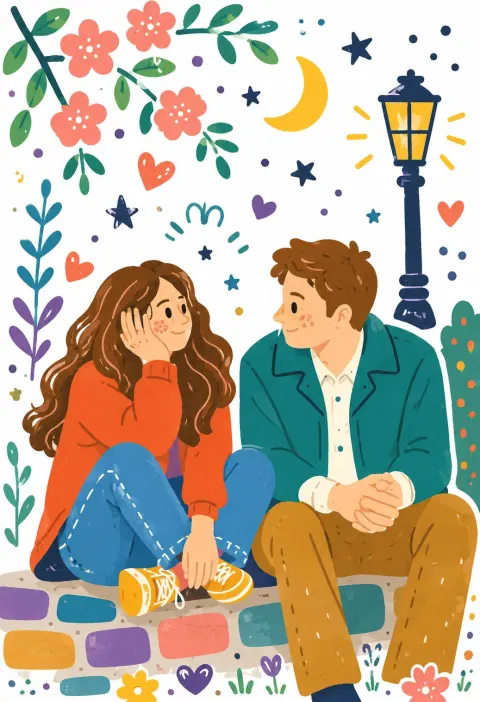Folk Art Doodle Magic Illustration