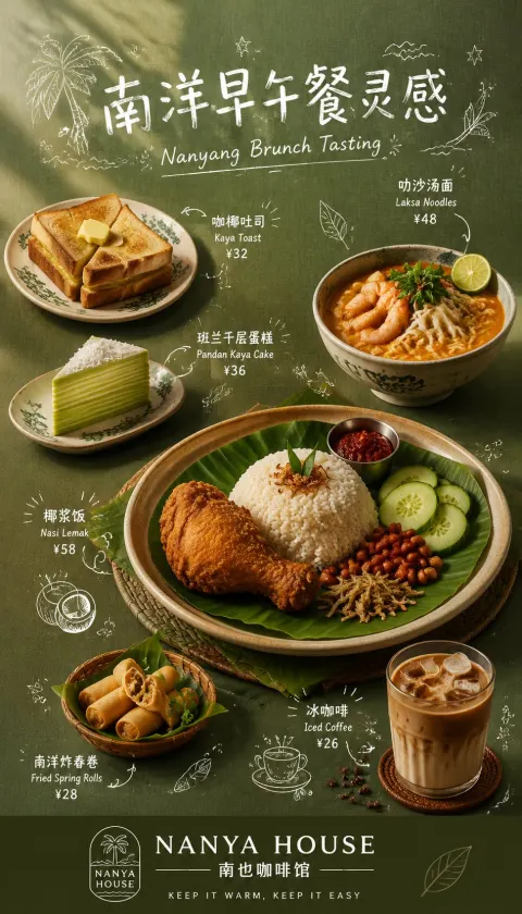Hand-Drawn Menu Poster Design