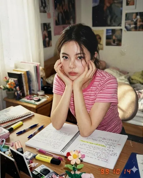 90s Girl Desk Snapshot