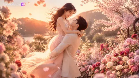 Love in Magical Flower Paradise