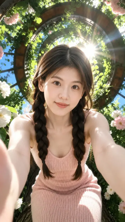 Dreamy Garden Arch Selfie