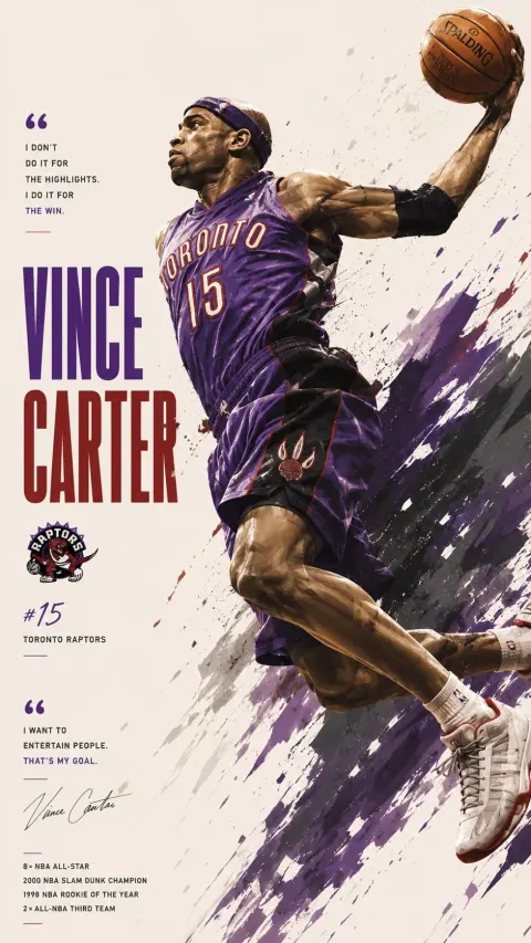 Dynamic NBA Legend Poster Design