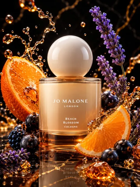 Amber Orange Luxury Still Life